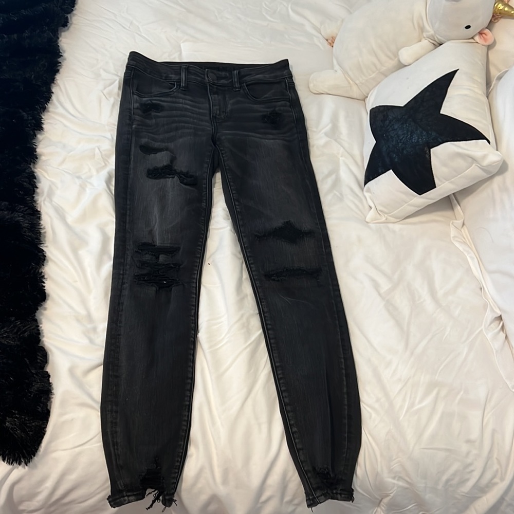 Ripped Black Jeans